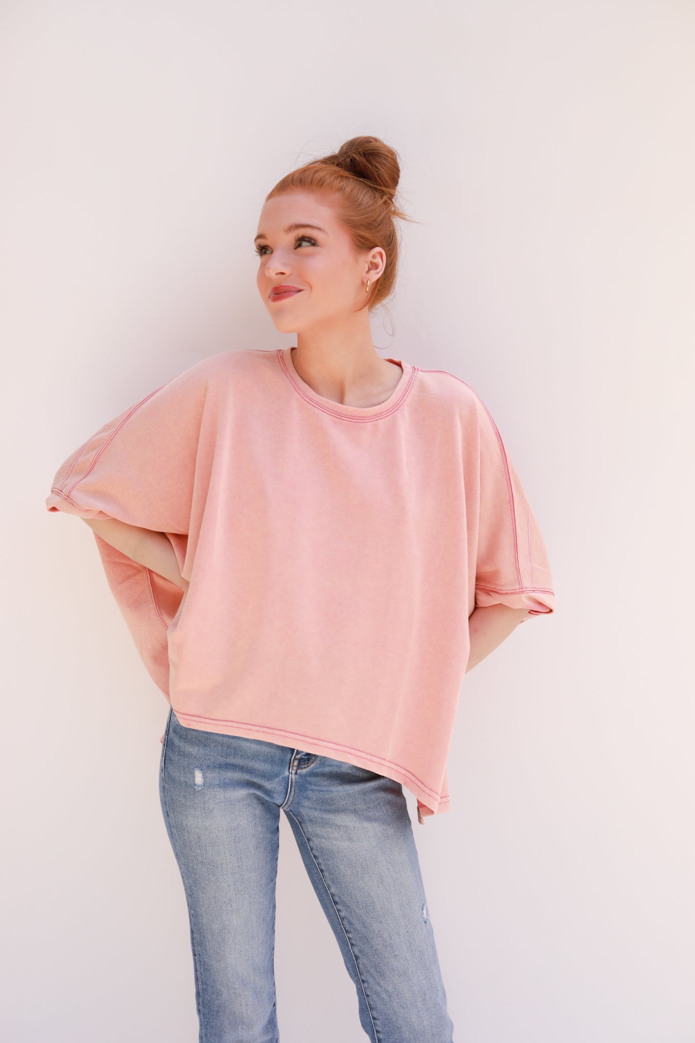 Boxy Mineral Wash Top
