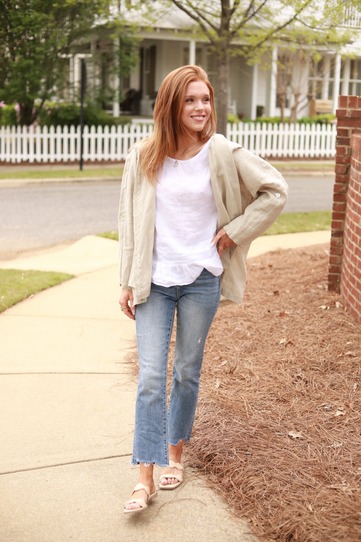 Hooded Linen Jacket