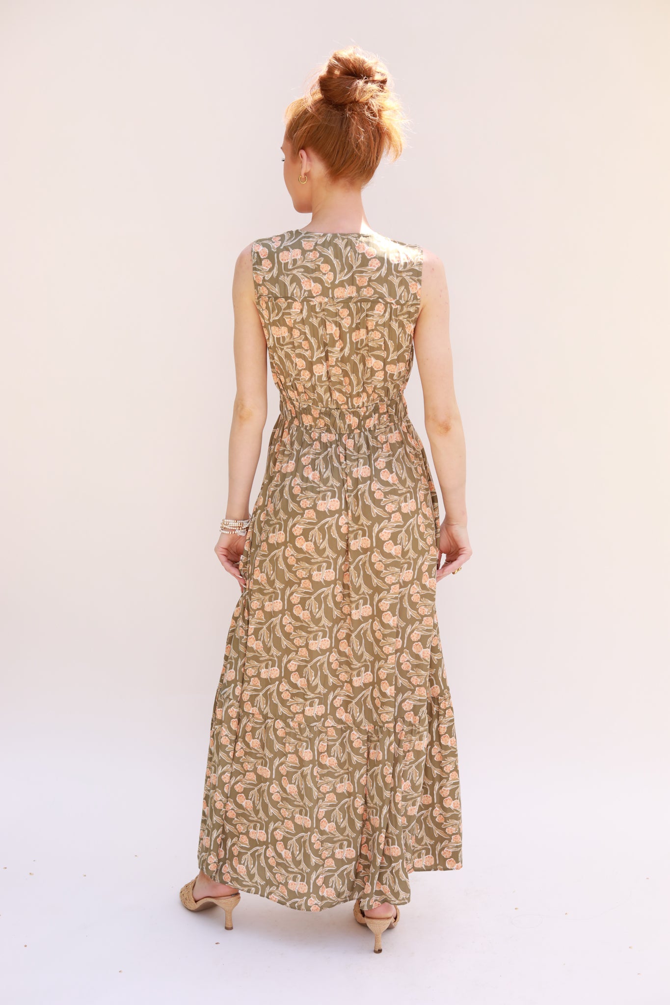 Floral Tie Waist Dress