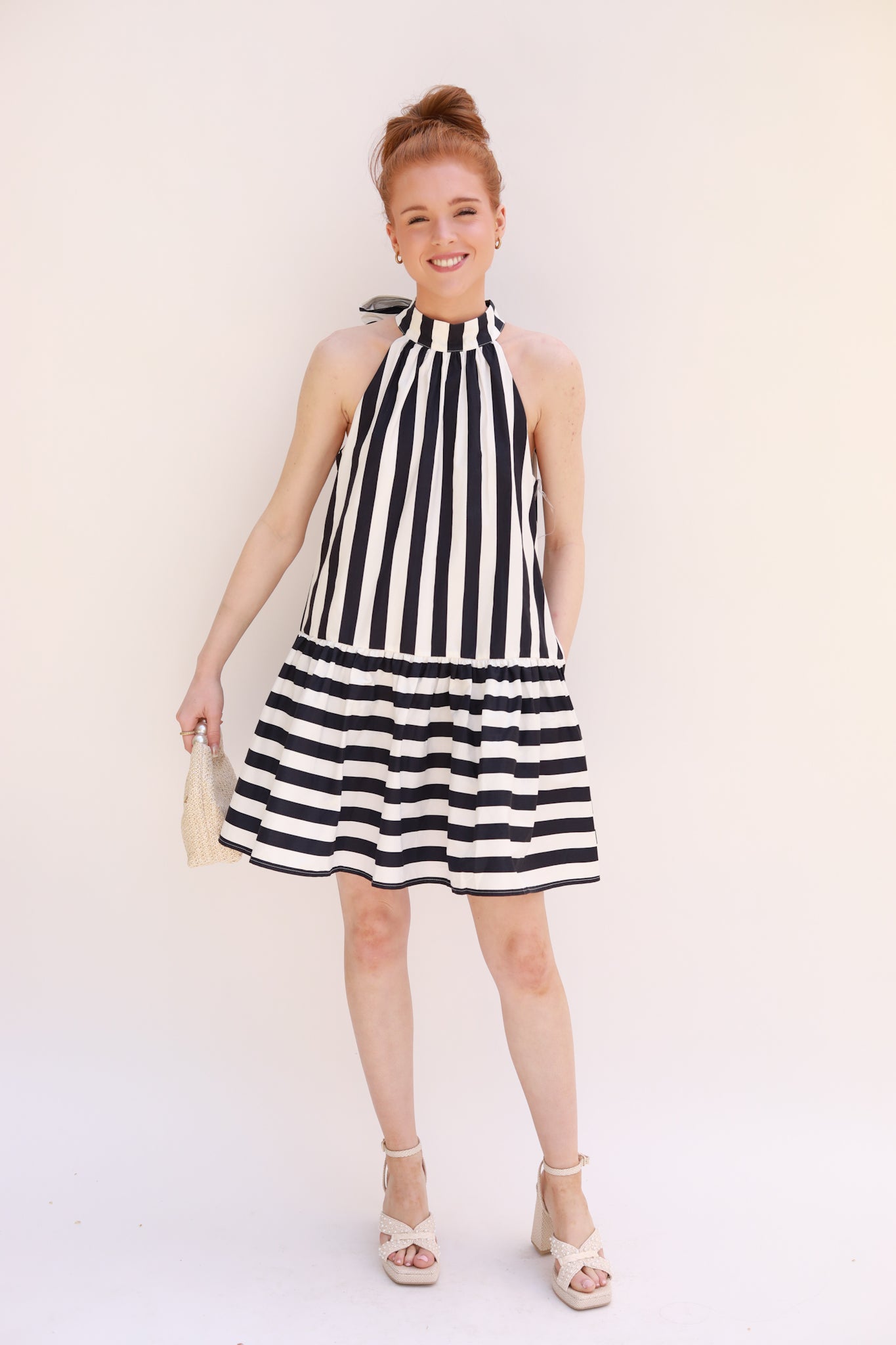 Halter Stripe Dress