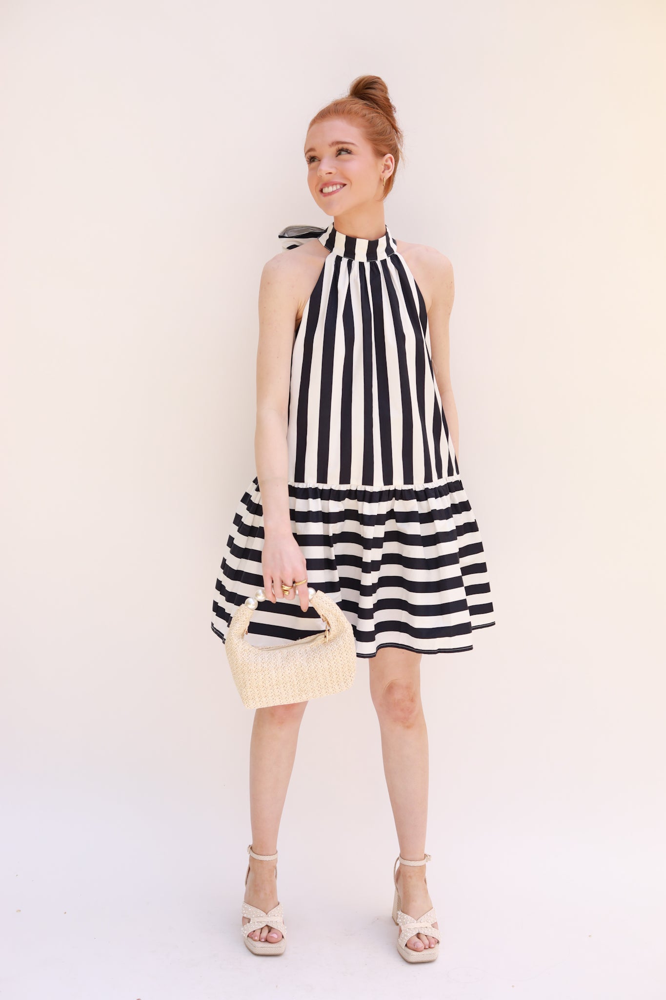 Halter Stripe Dress