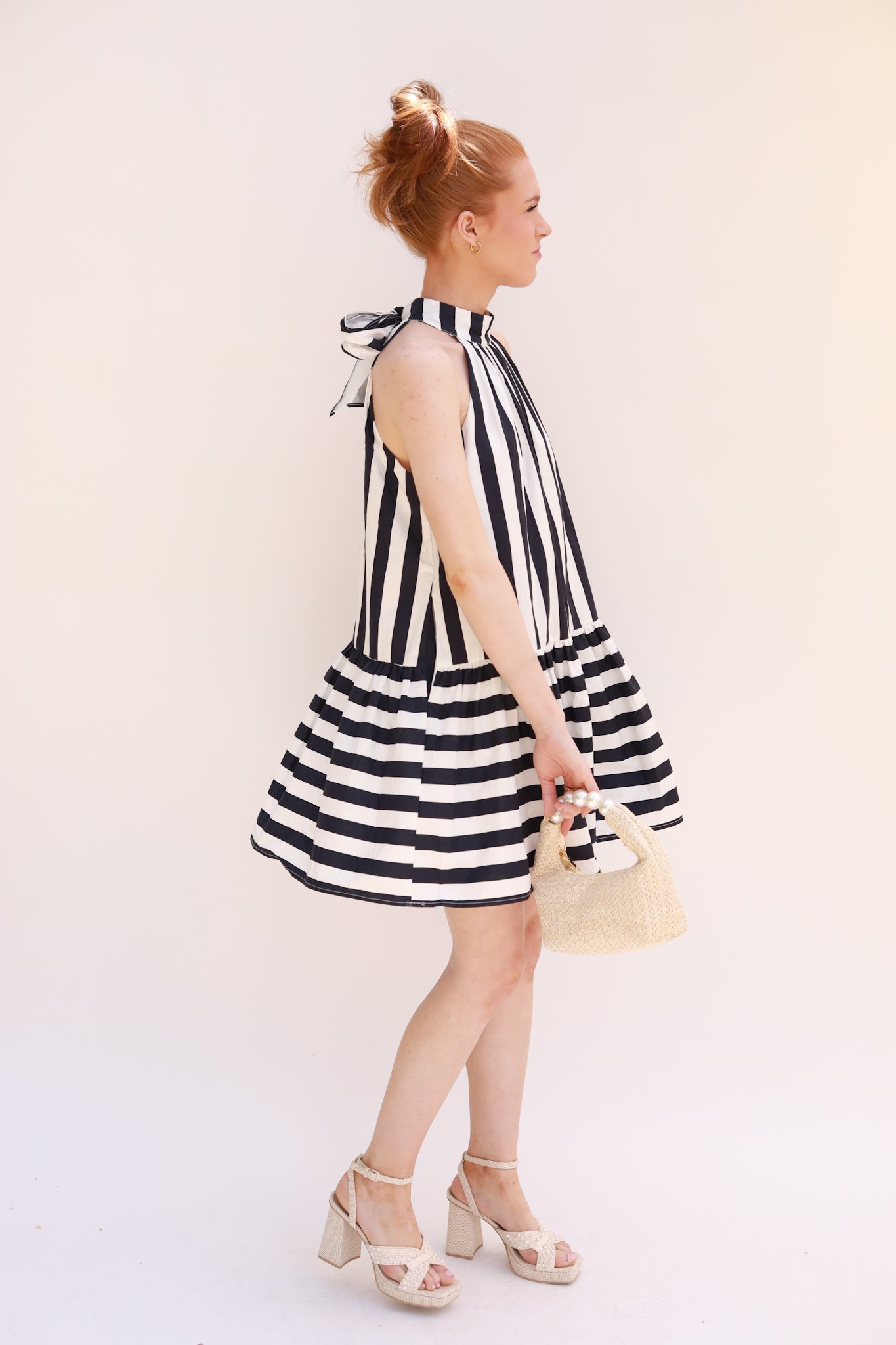 Halter Stripe Dress