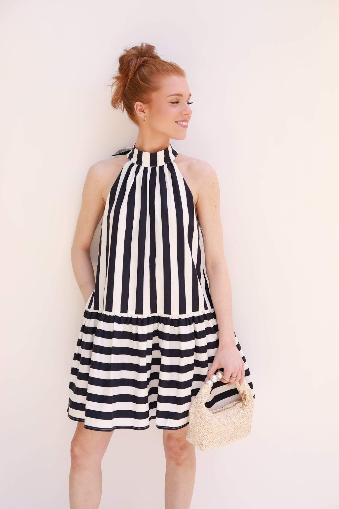 Halter Stripe Dress