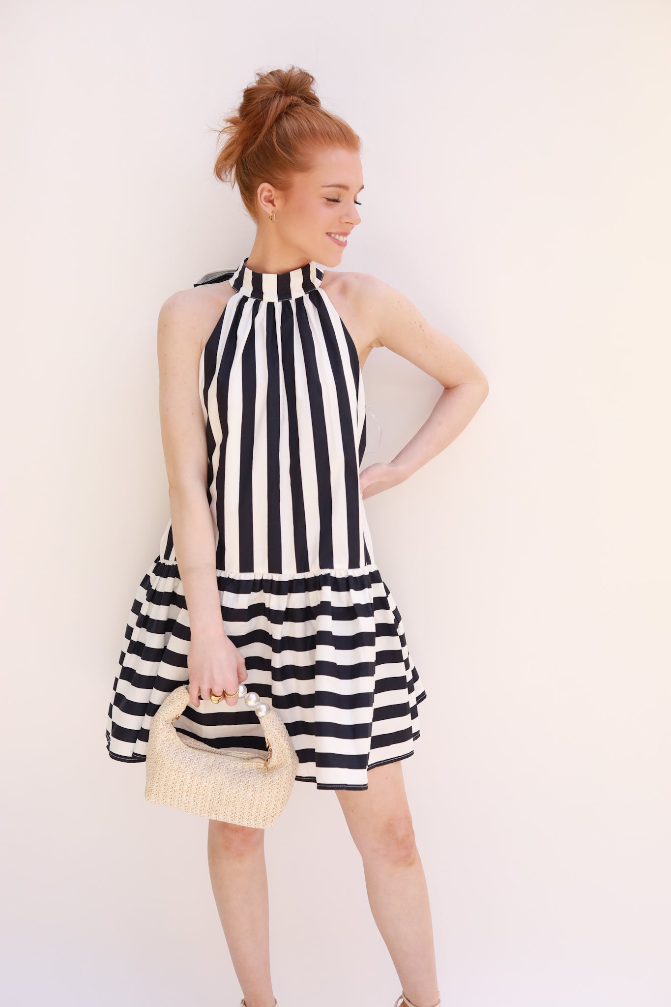 Halter Stripe Dress