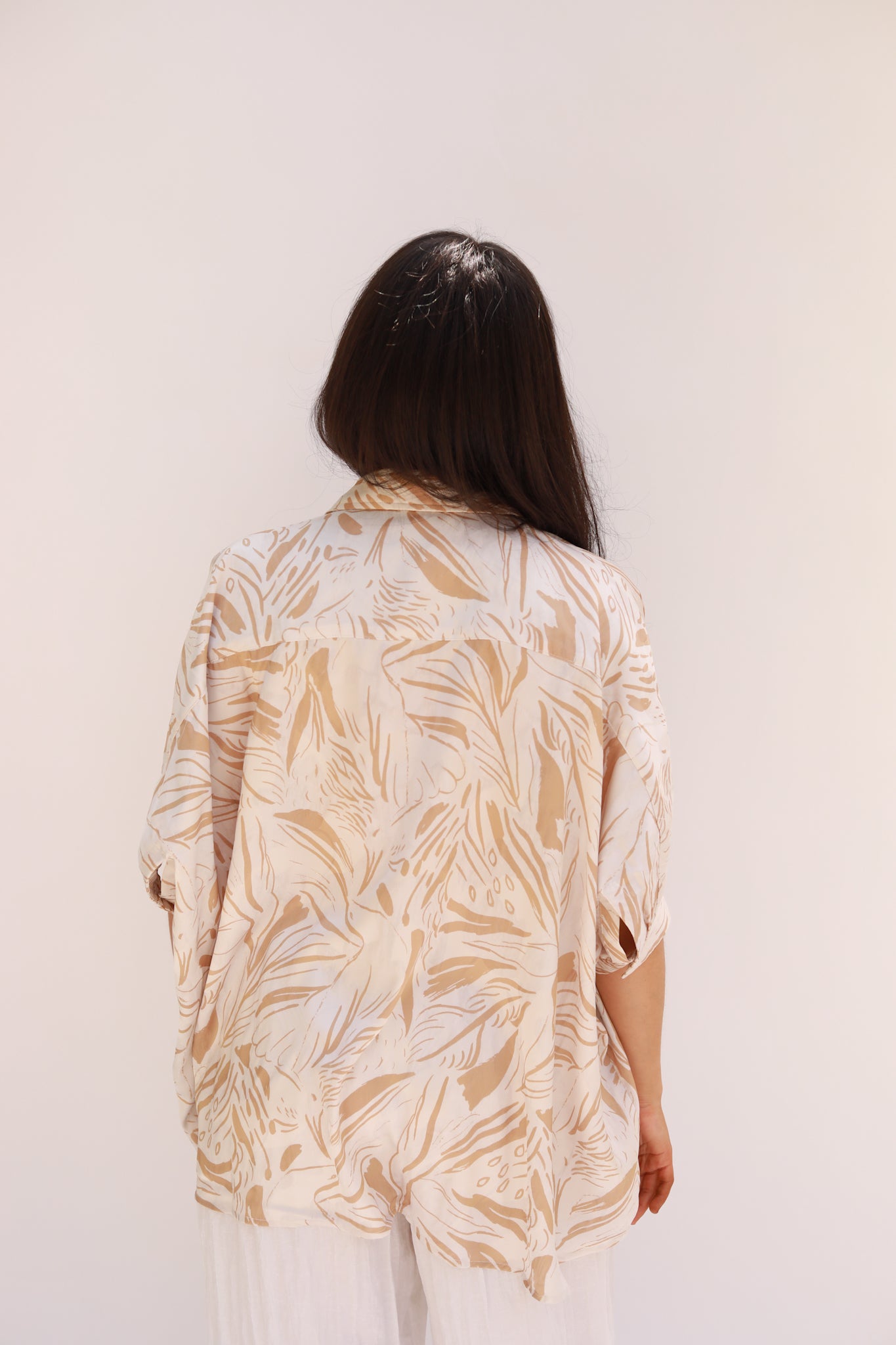 Abstract Button Front Top