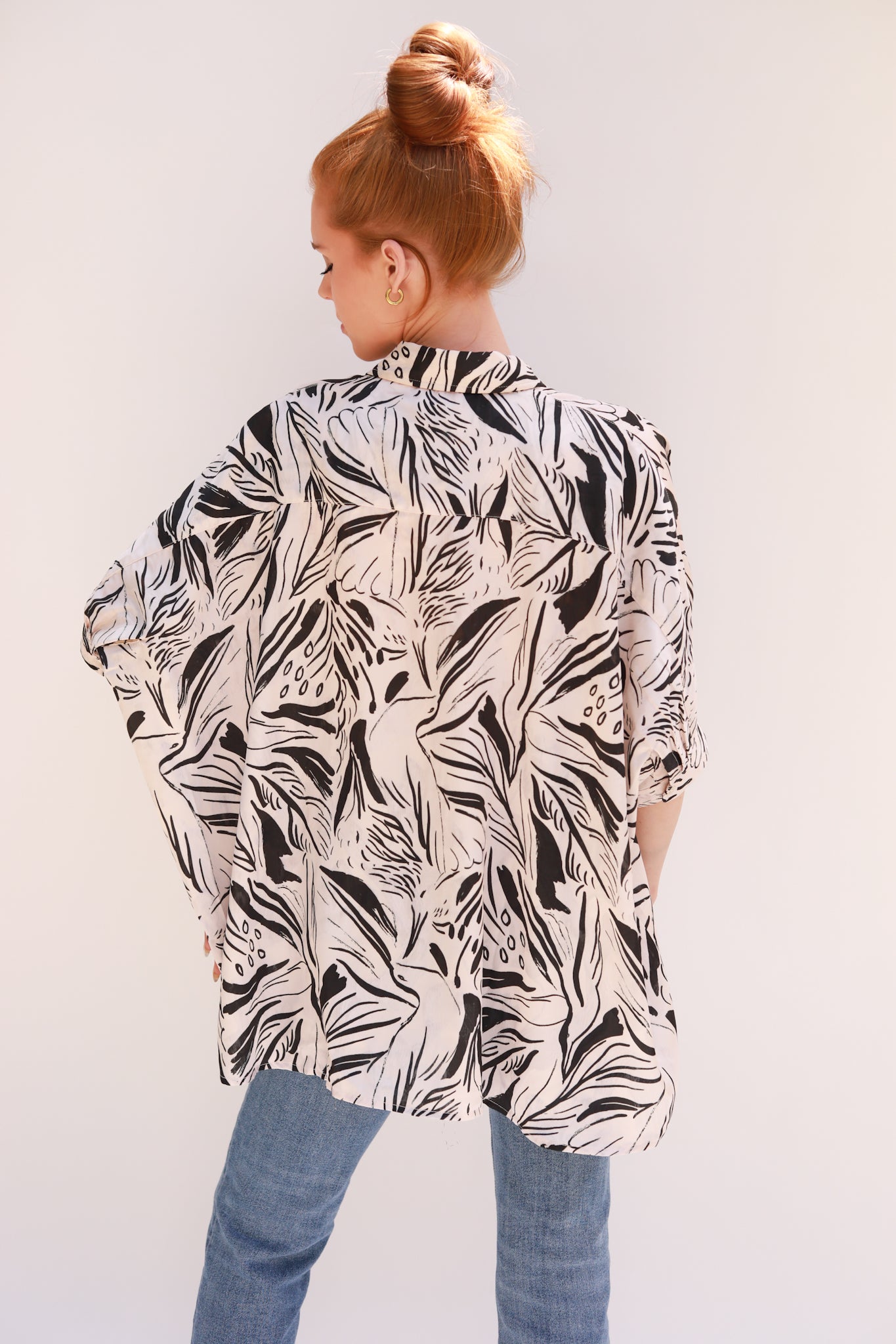 Abstract Button Front Top