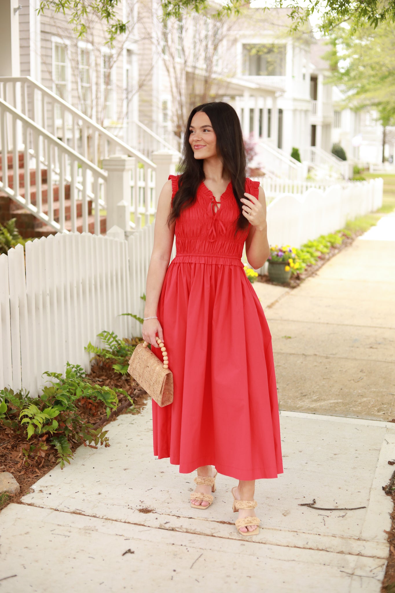 Sleeveless Smocked Dress