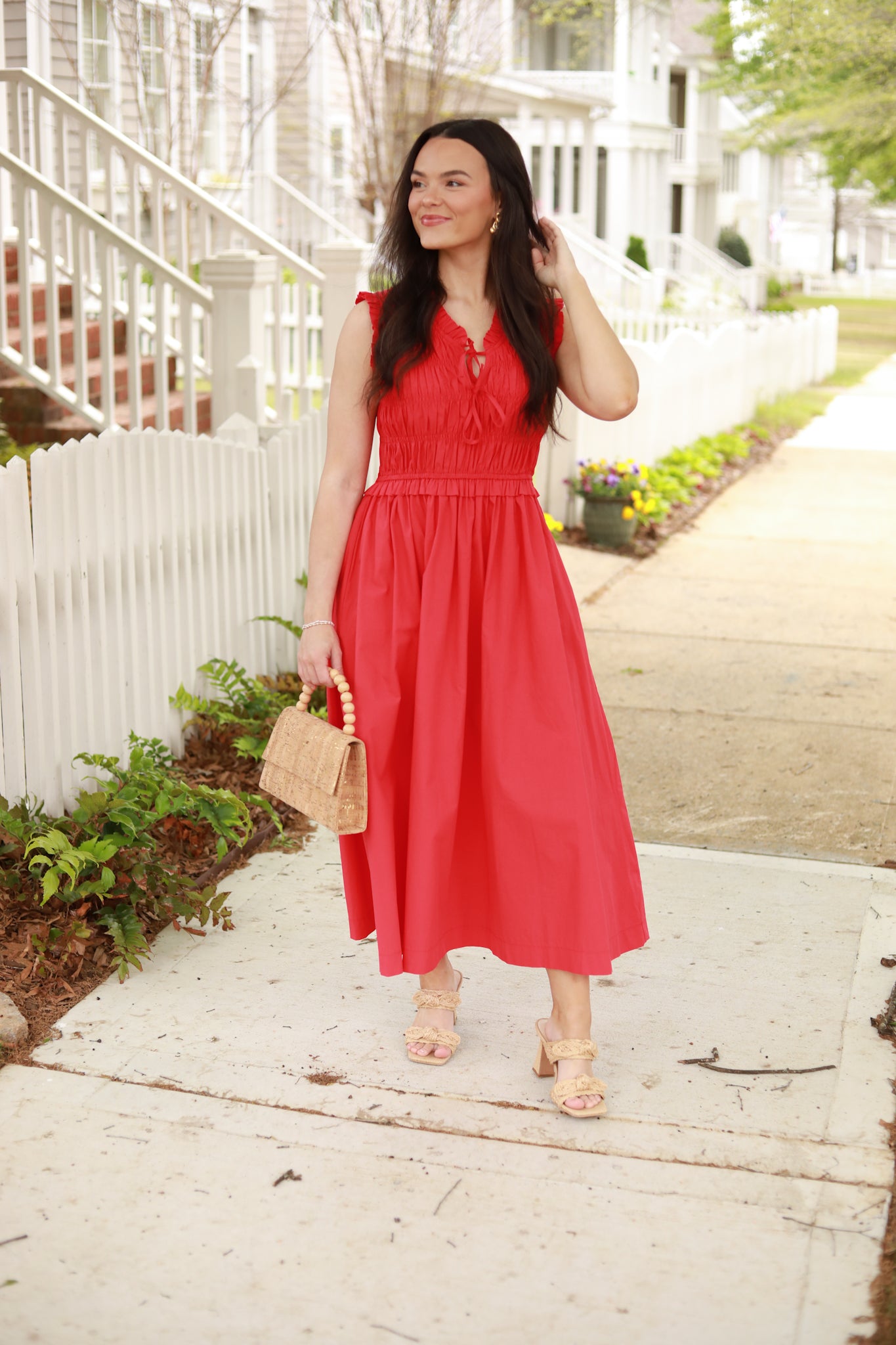Sleeveless Smocked Dress