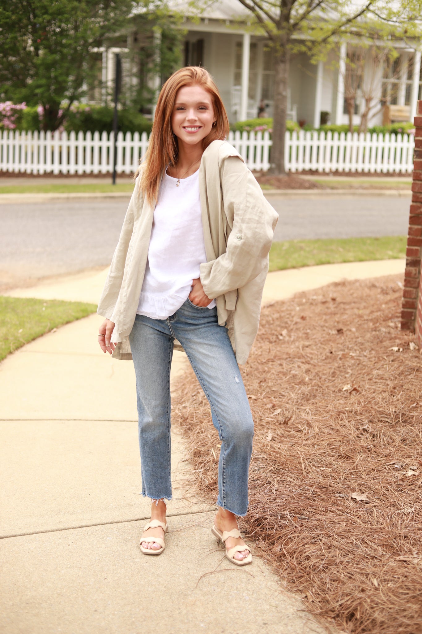Hooded Linen Jacket