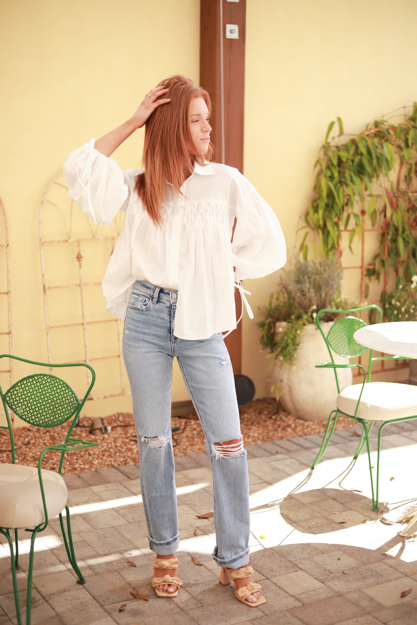 Gathered Floaty Top