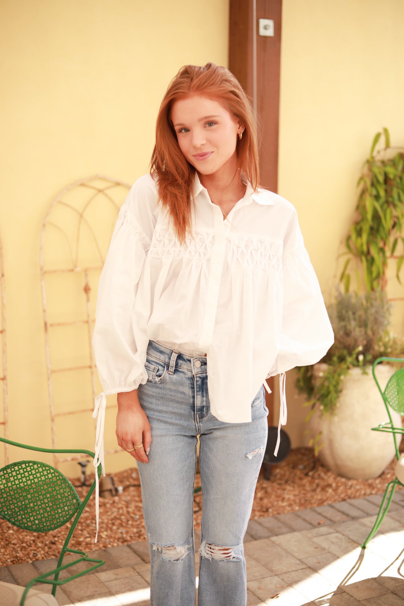 Gathered Floaty Top