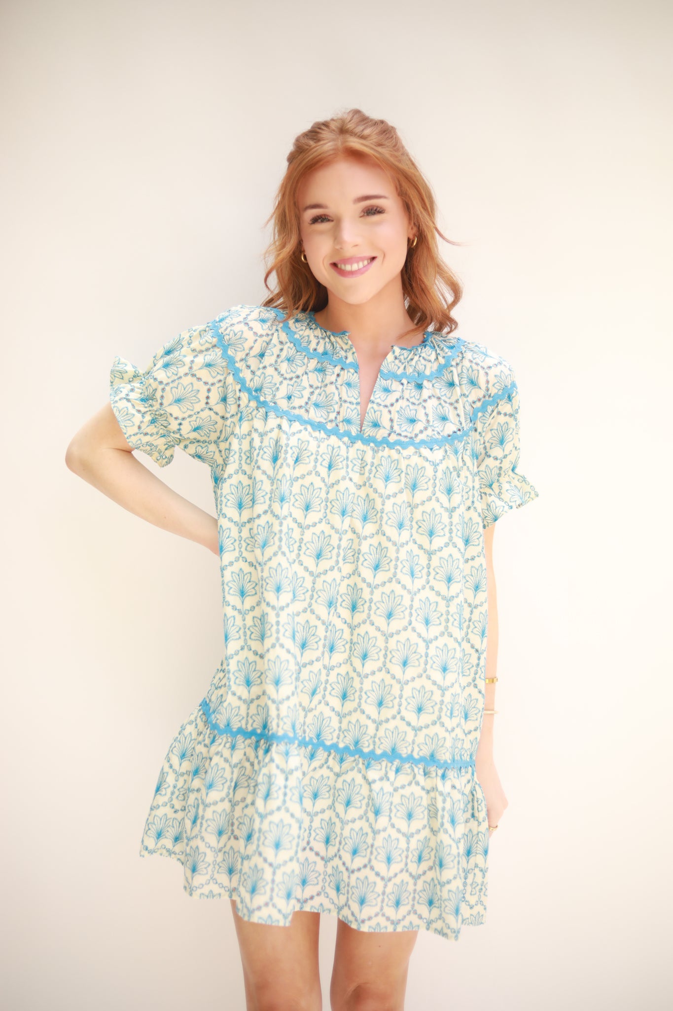 Eyelet Embroidered Dress