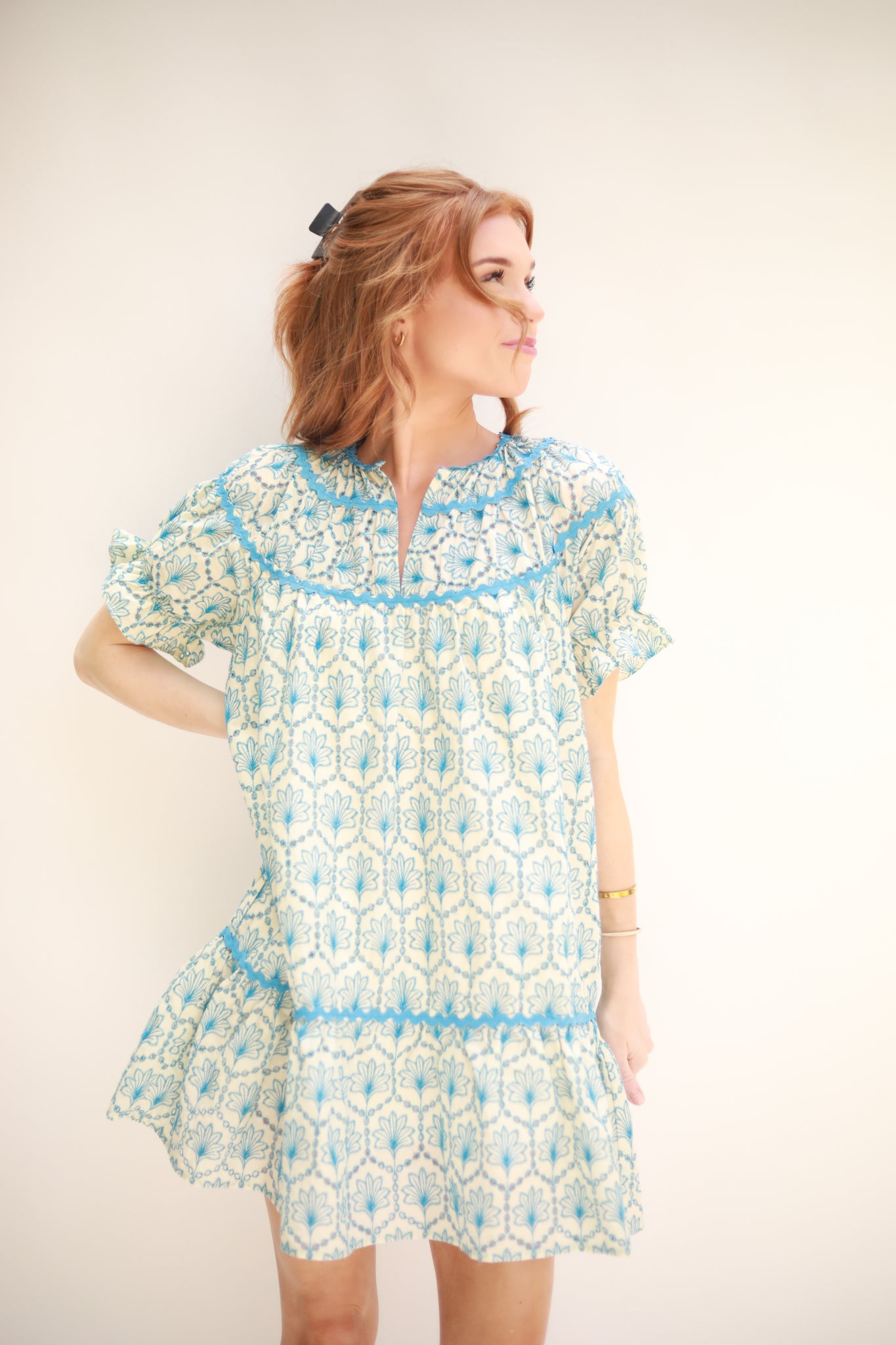 Eyelet Embroidered Dress