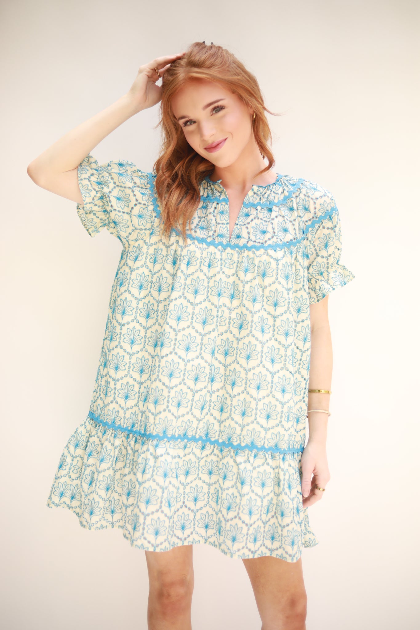 Eyelet Embroidered Dress