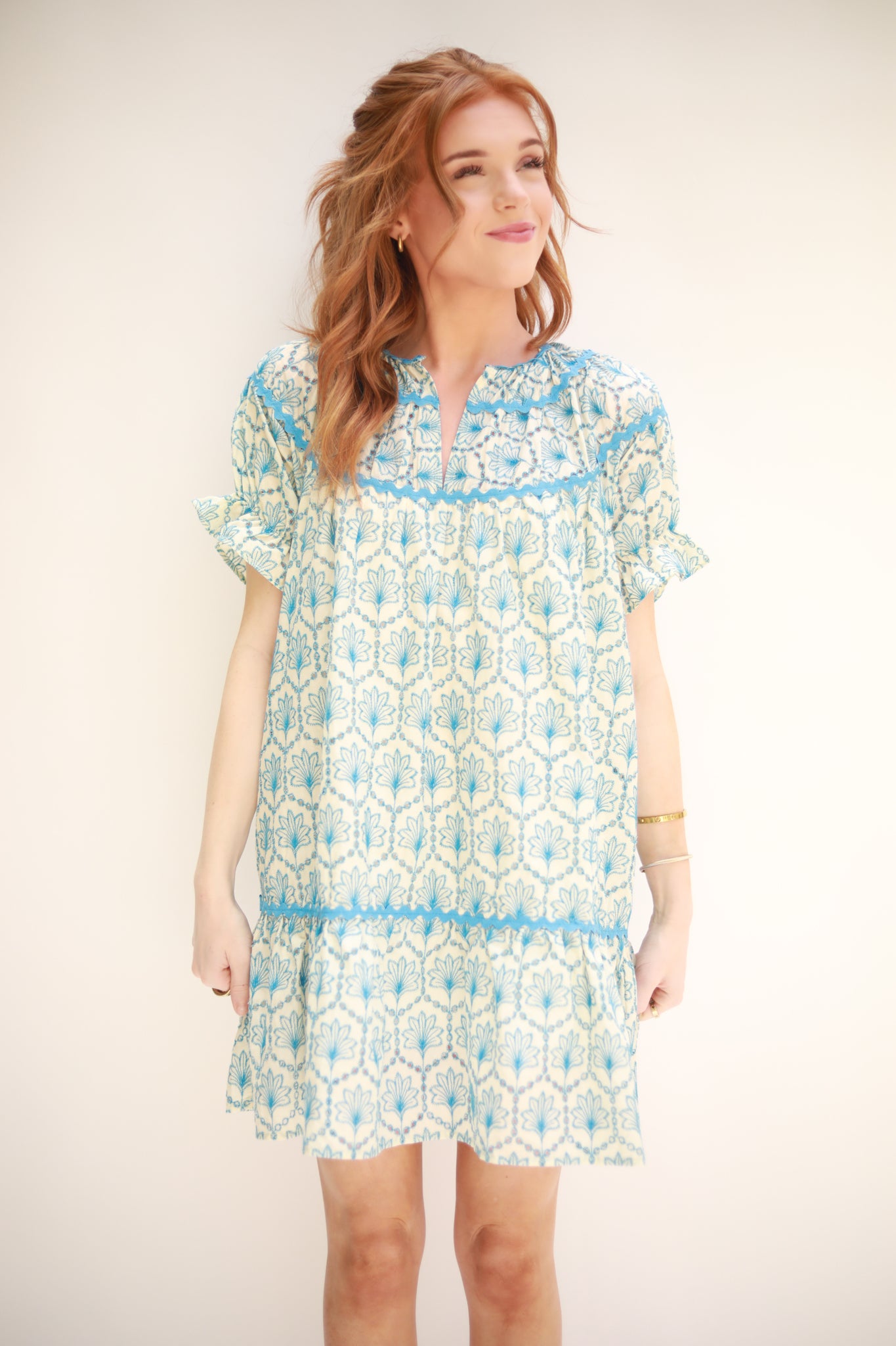 Eyelet Embroidered Dress