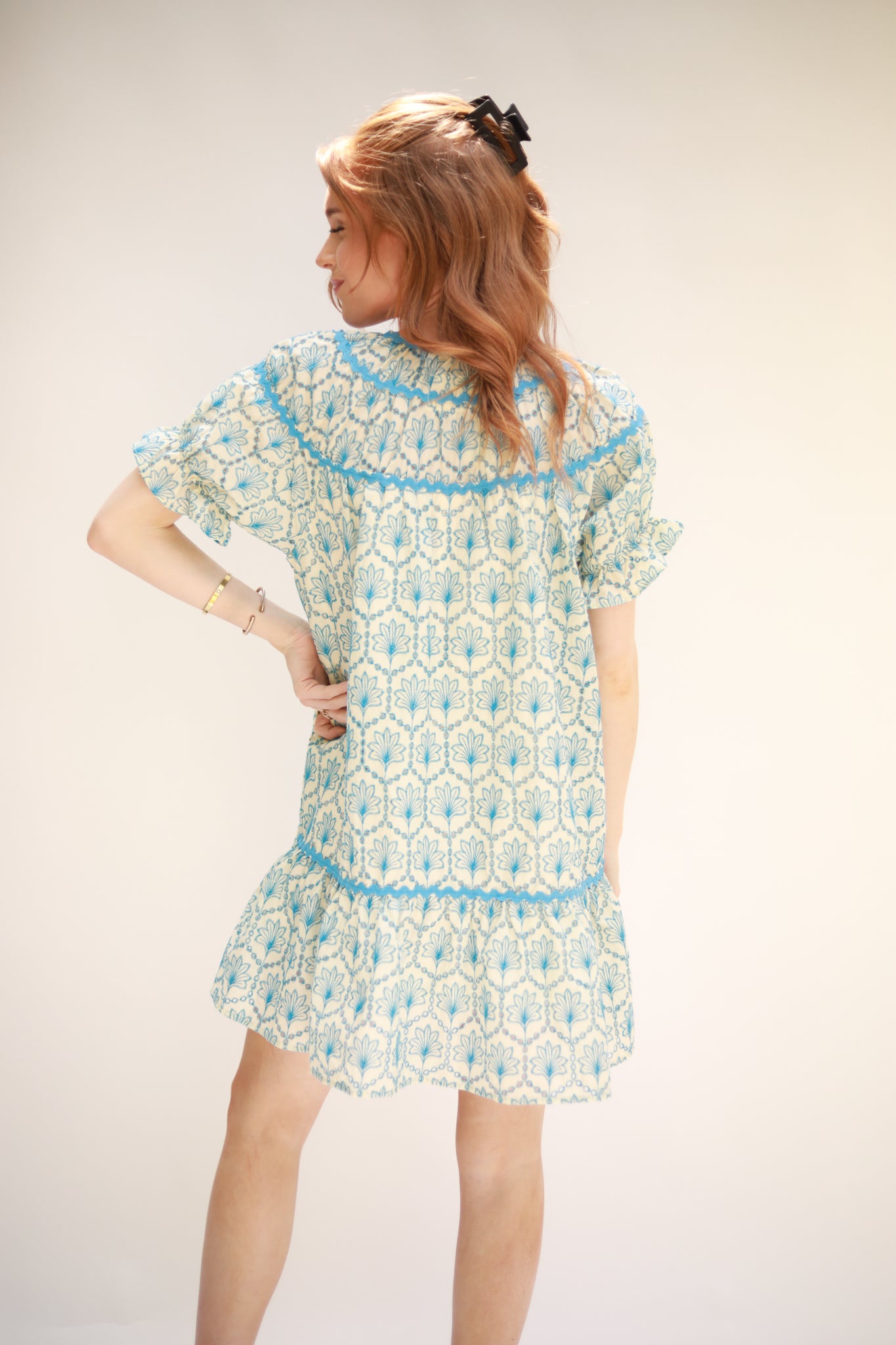 Eyelet Embroidered Dress