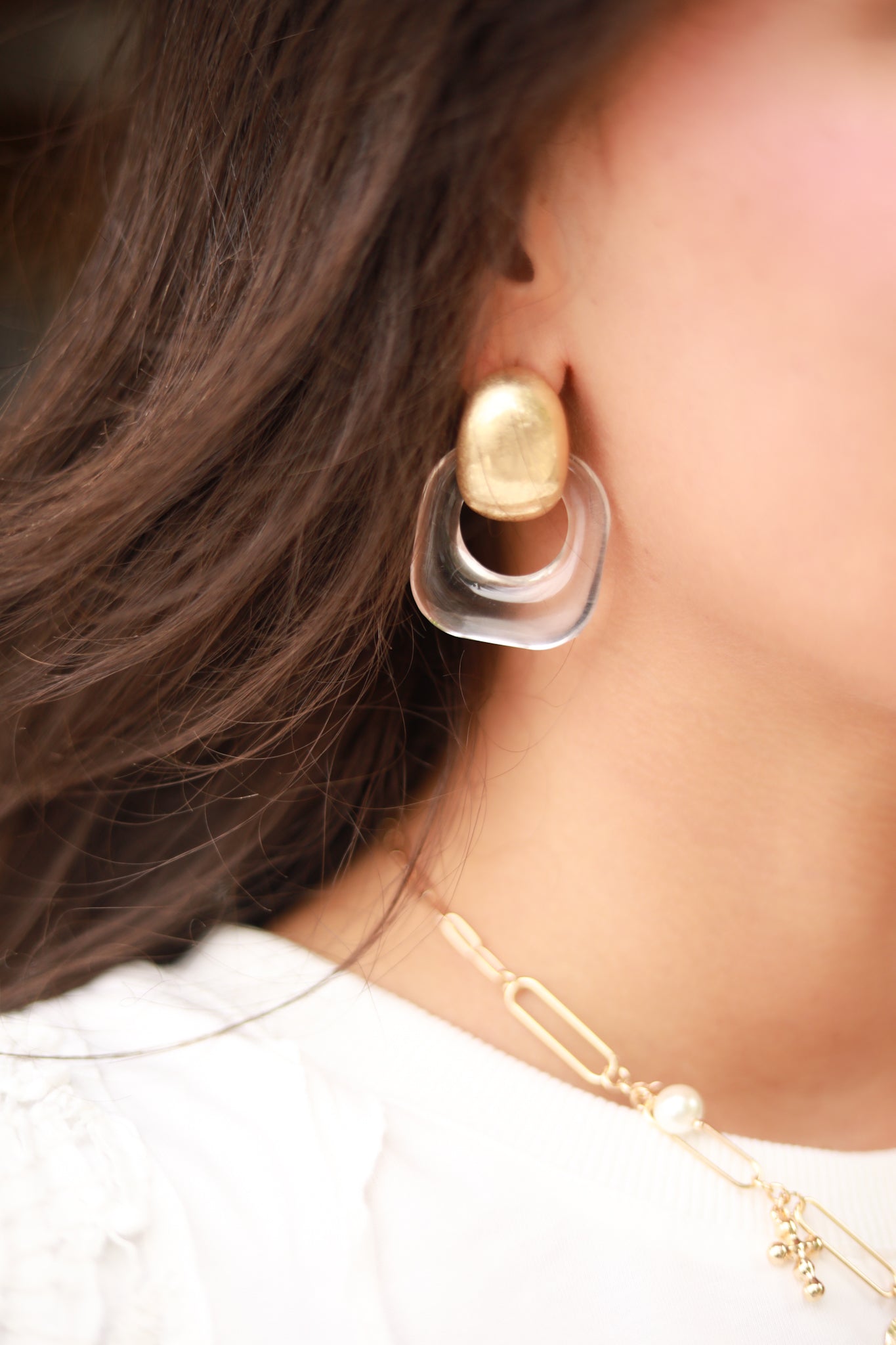 Lucite Drop Earrings