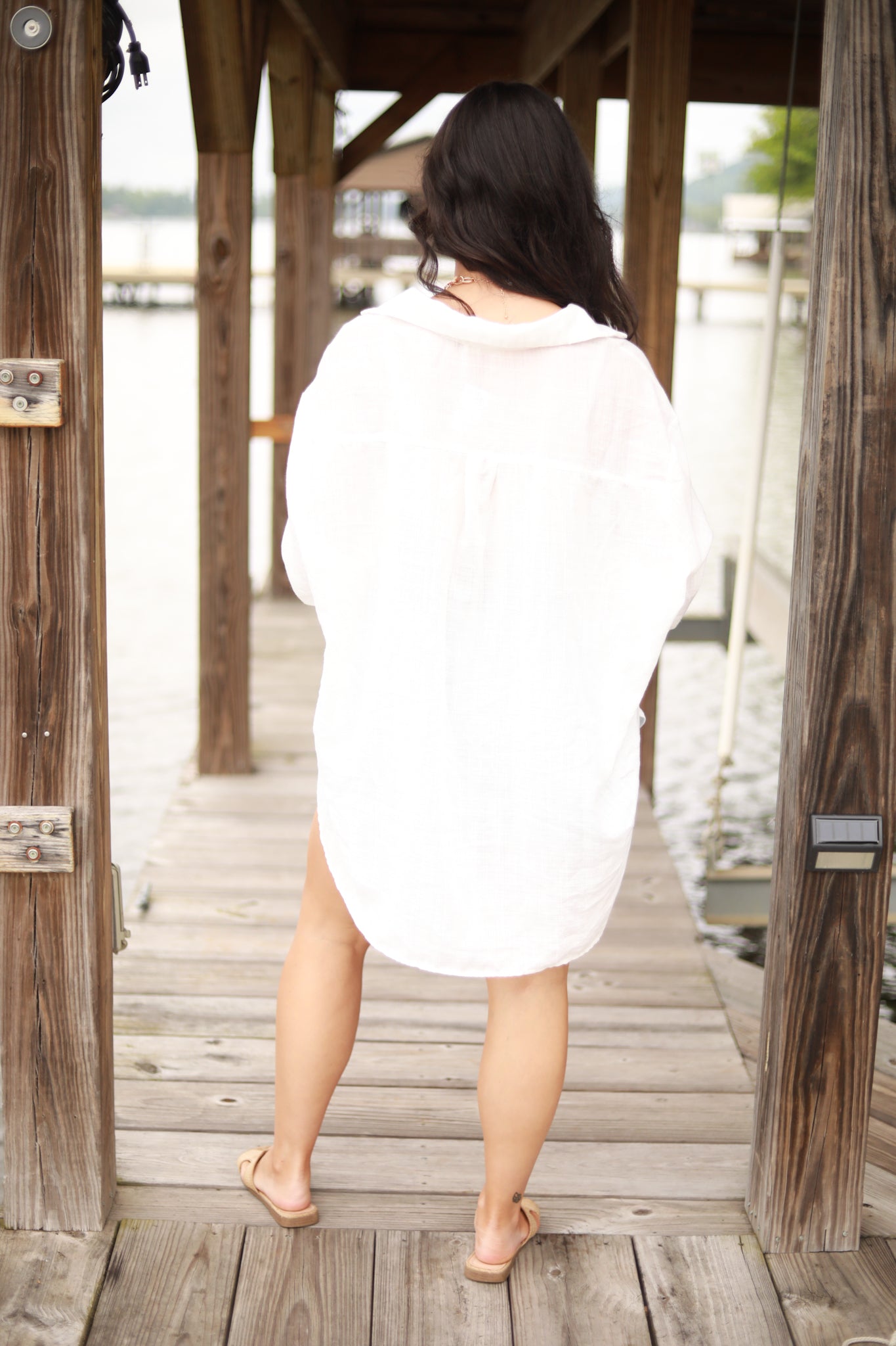 Oversized Button Down Top