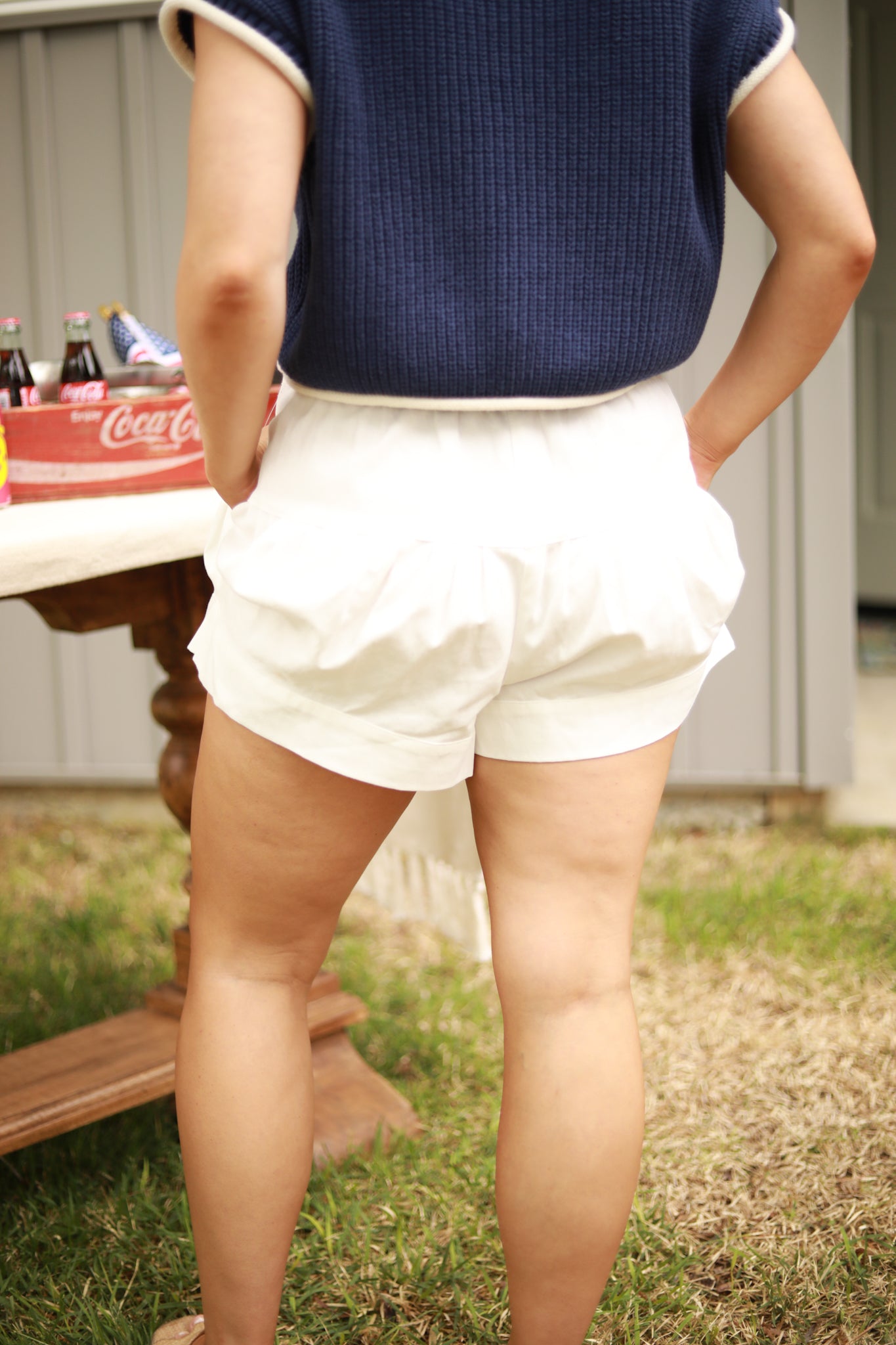 Gathered Shorts