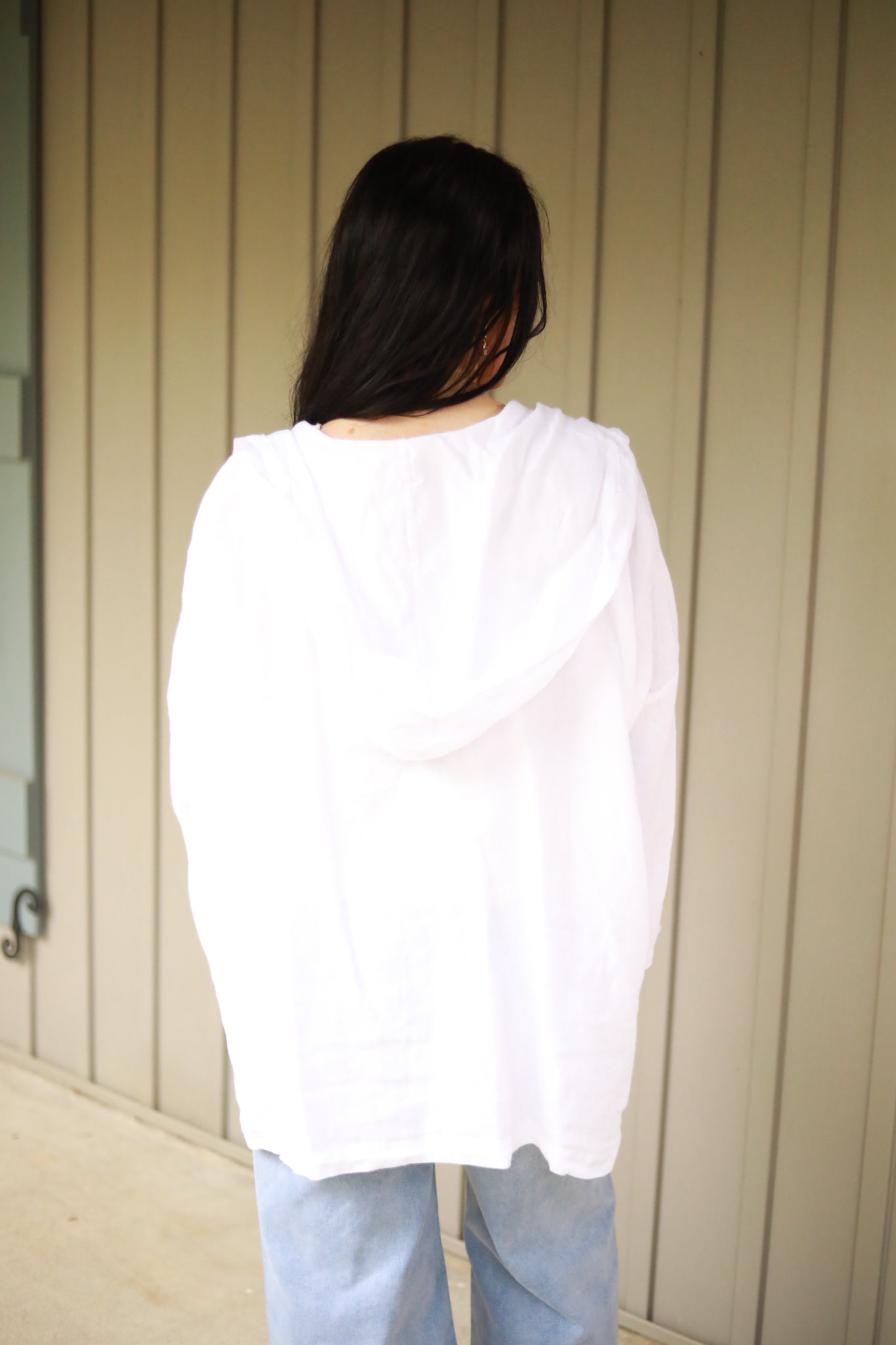 Hooded Linen Jacket