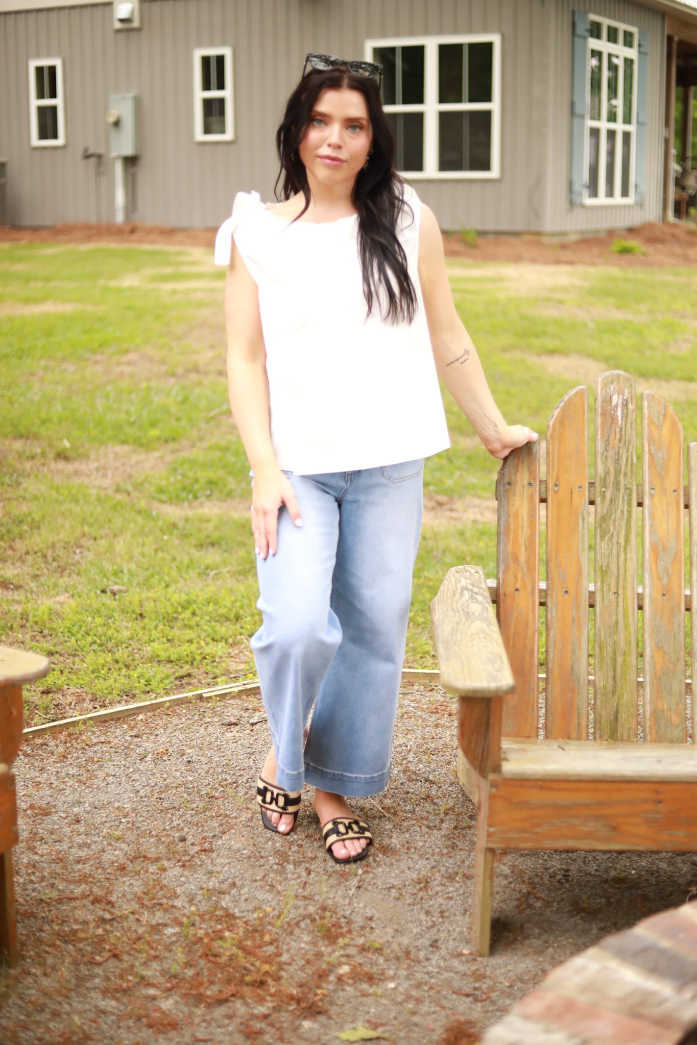 Sleeveless Floaty Top