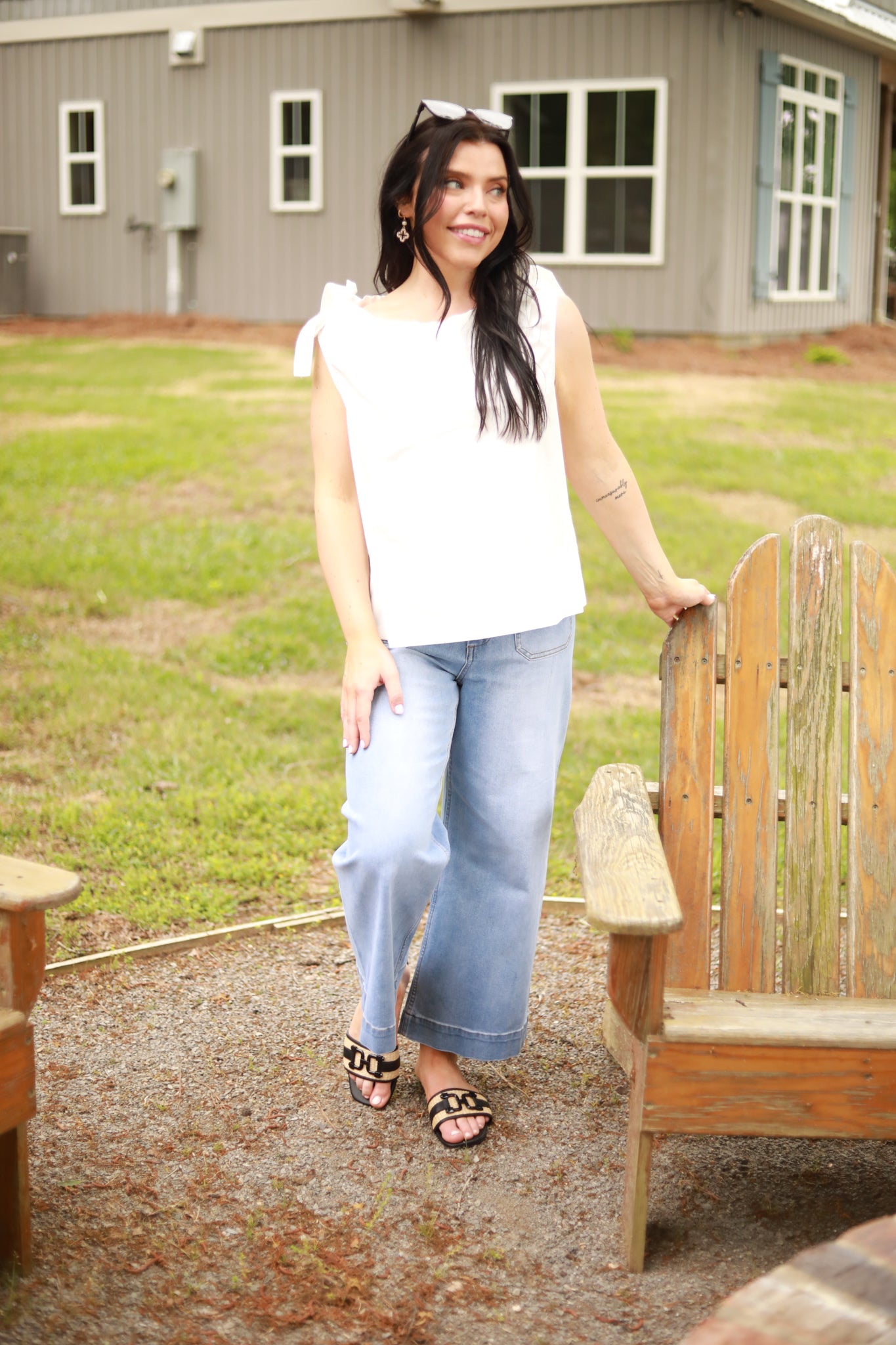 Sleeveless Floaty Top