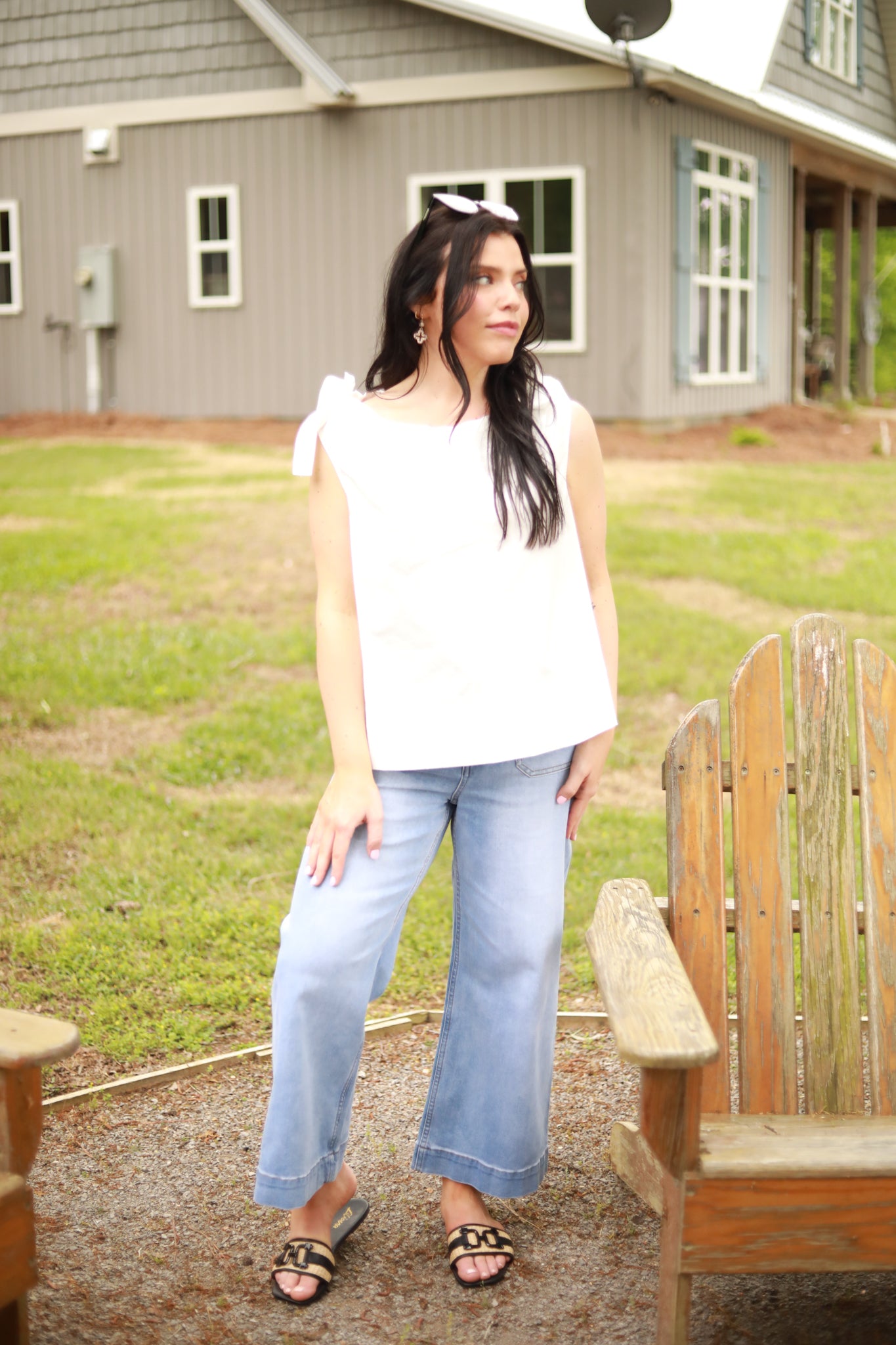 Sleeveless Floaty Top