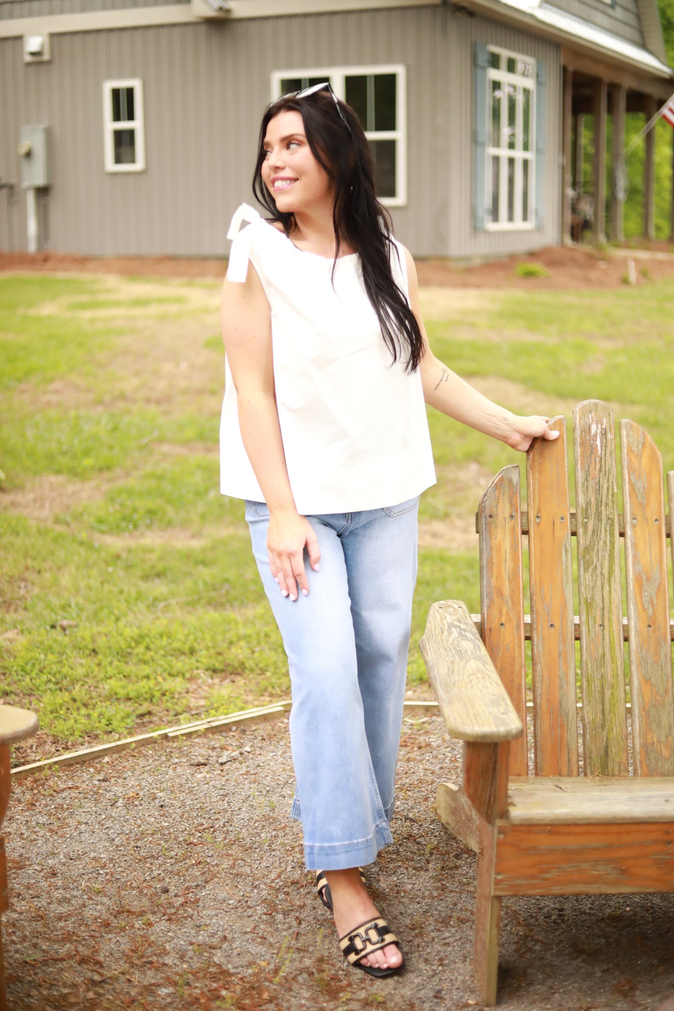 Sleeveless Floaty Top