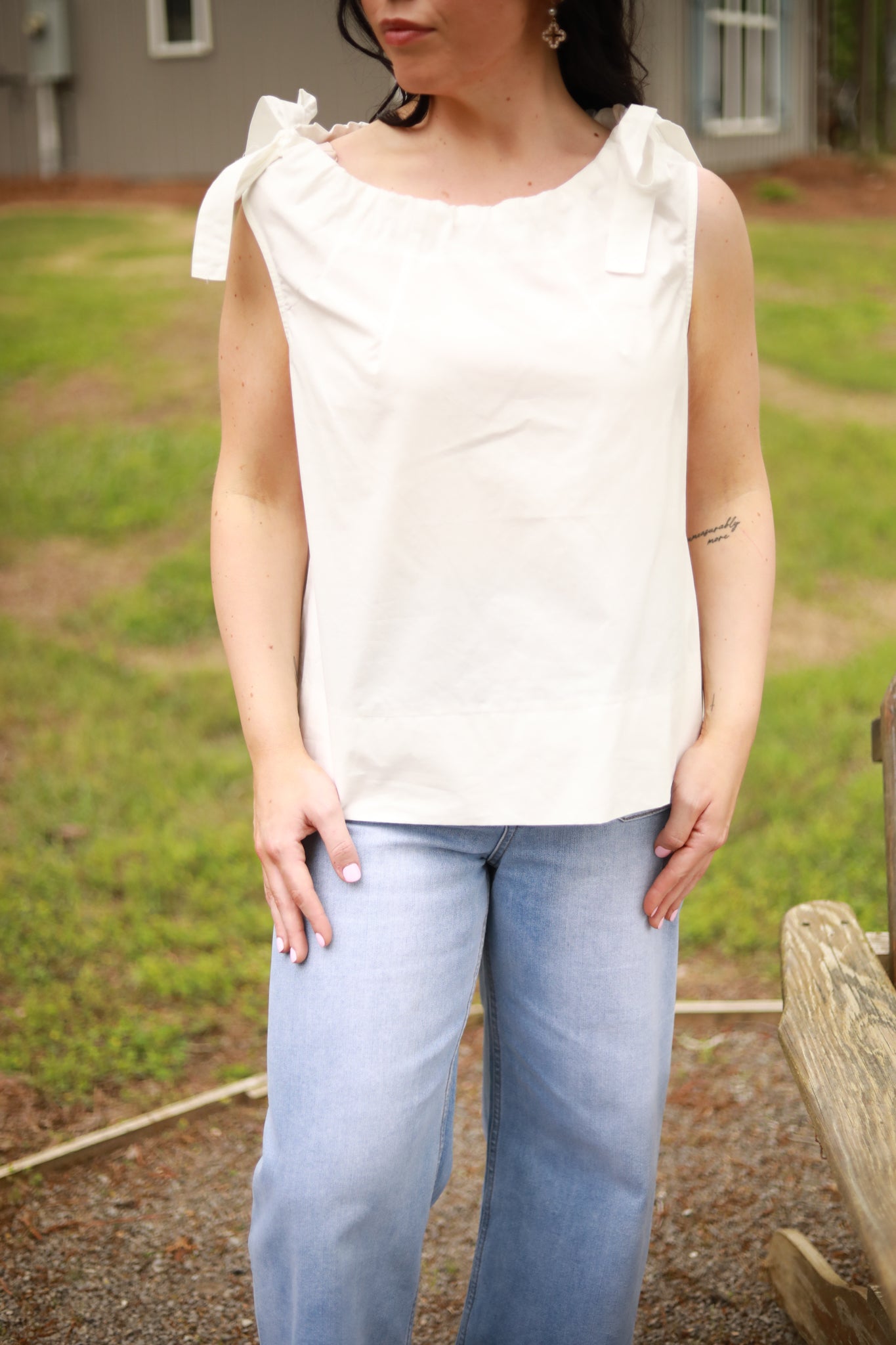 Sleeveless Floaty Top