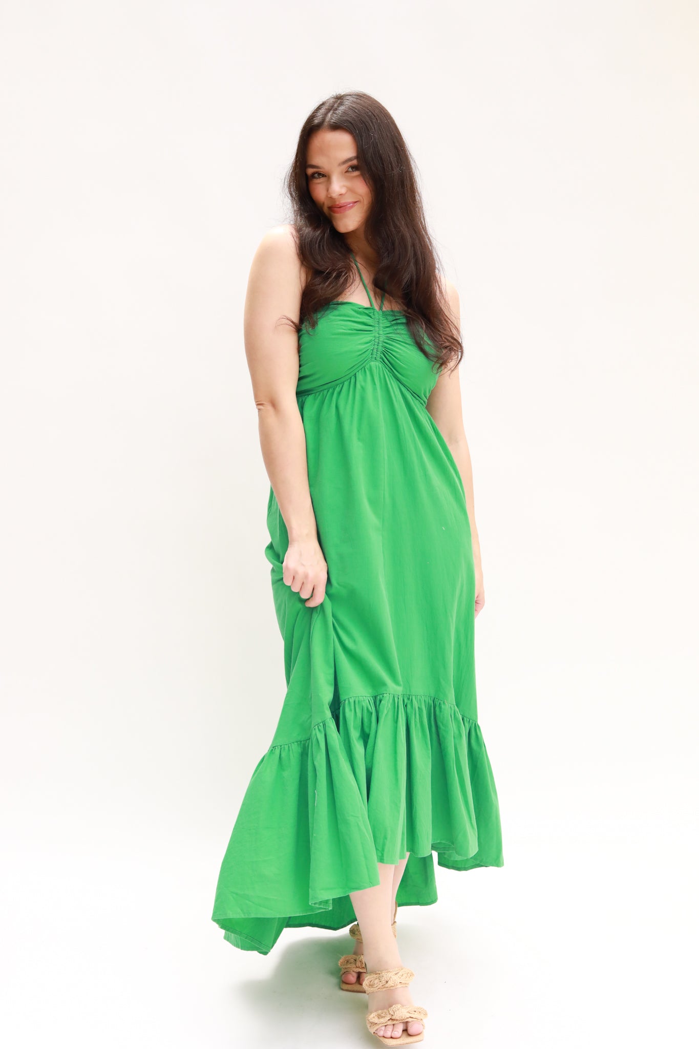 Halter Midi Dress