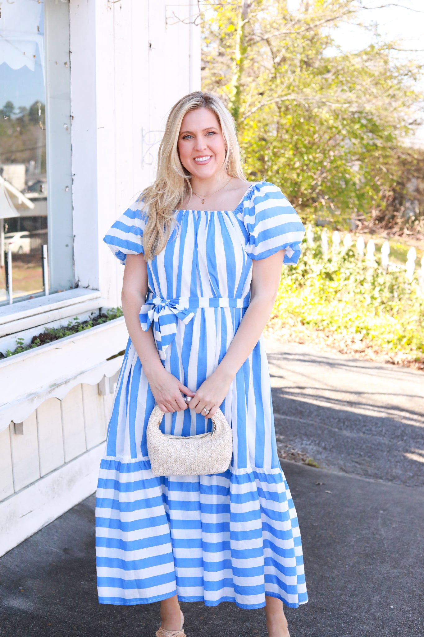 Tie Waist Midi Dress