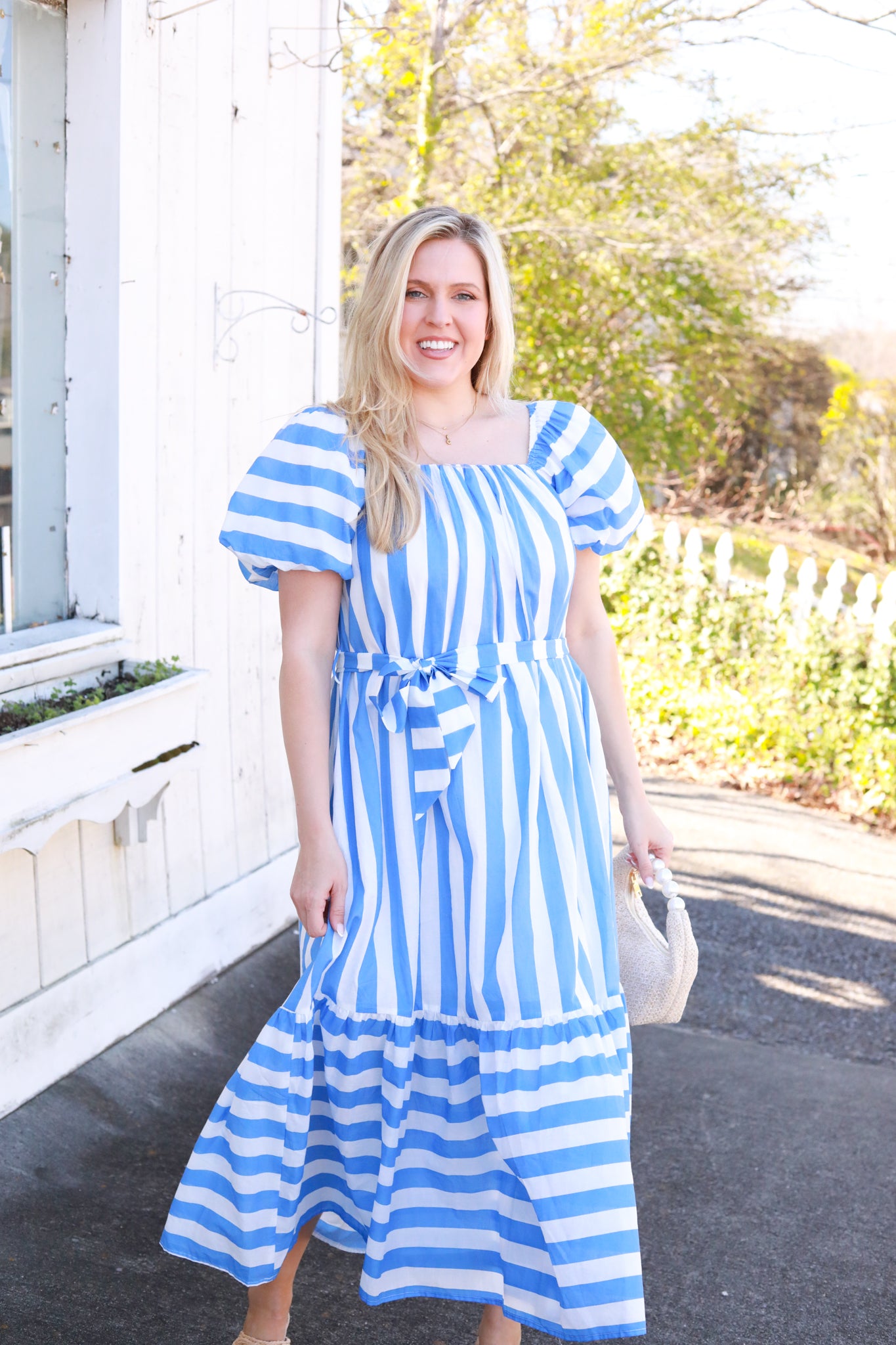 Tie Waist Midi Dress