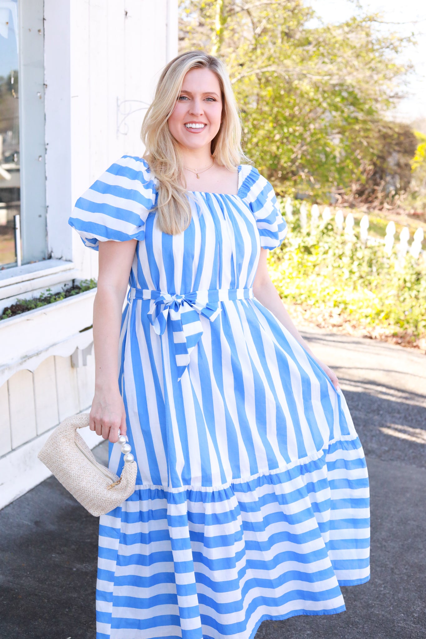 Tie Waist Midi Dress