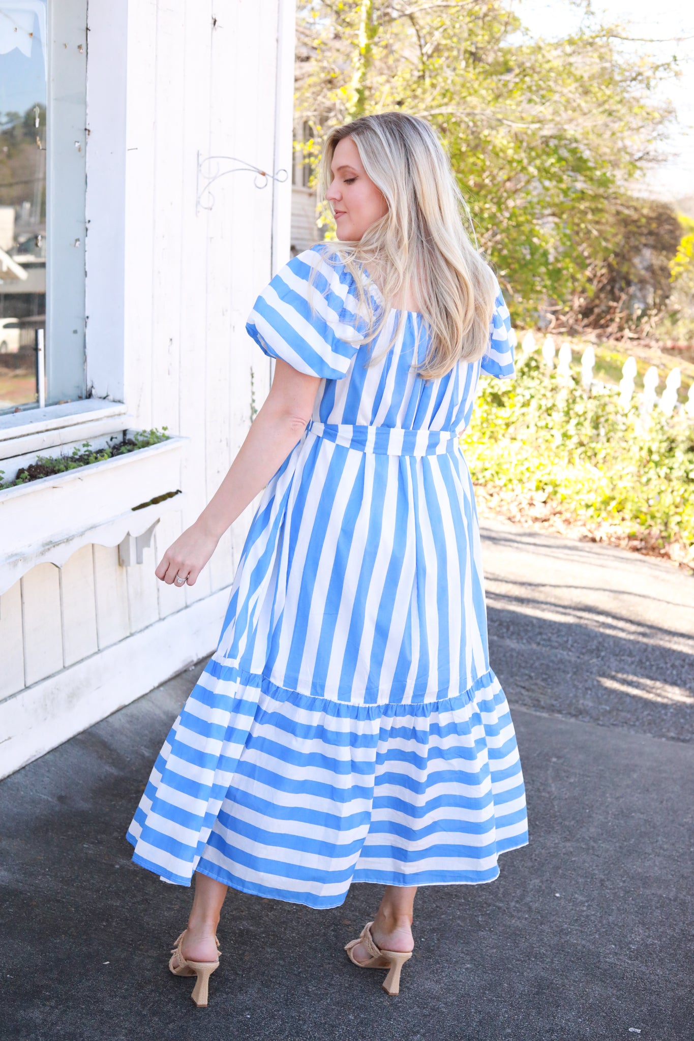 Tie Waist Midi Dress