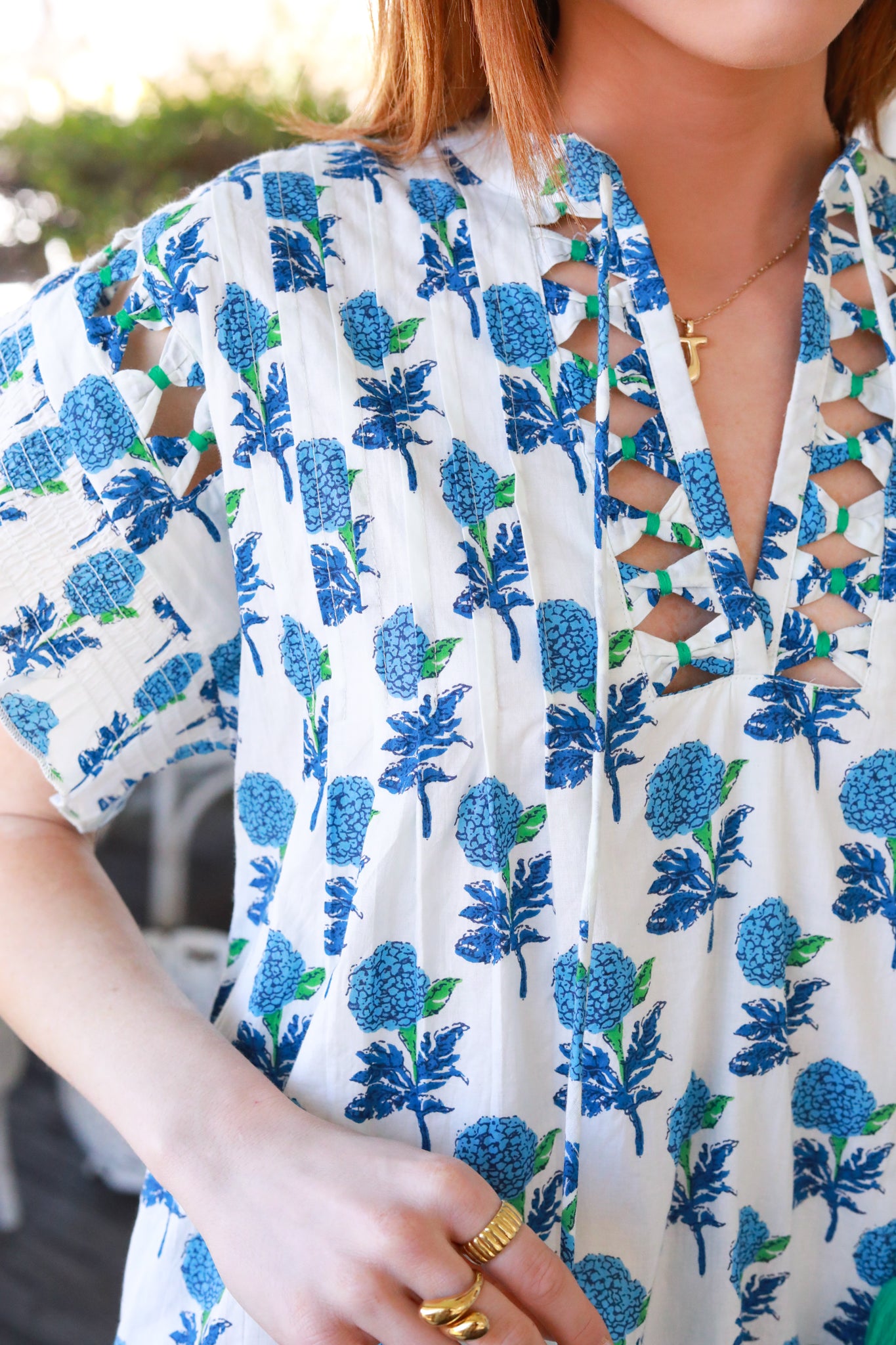 Floral Open Detail Dress