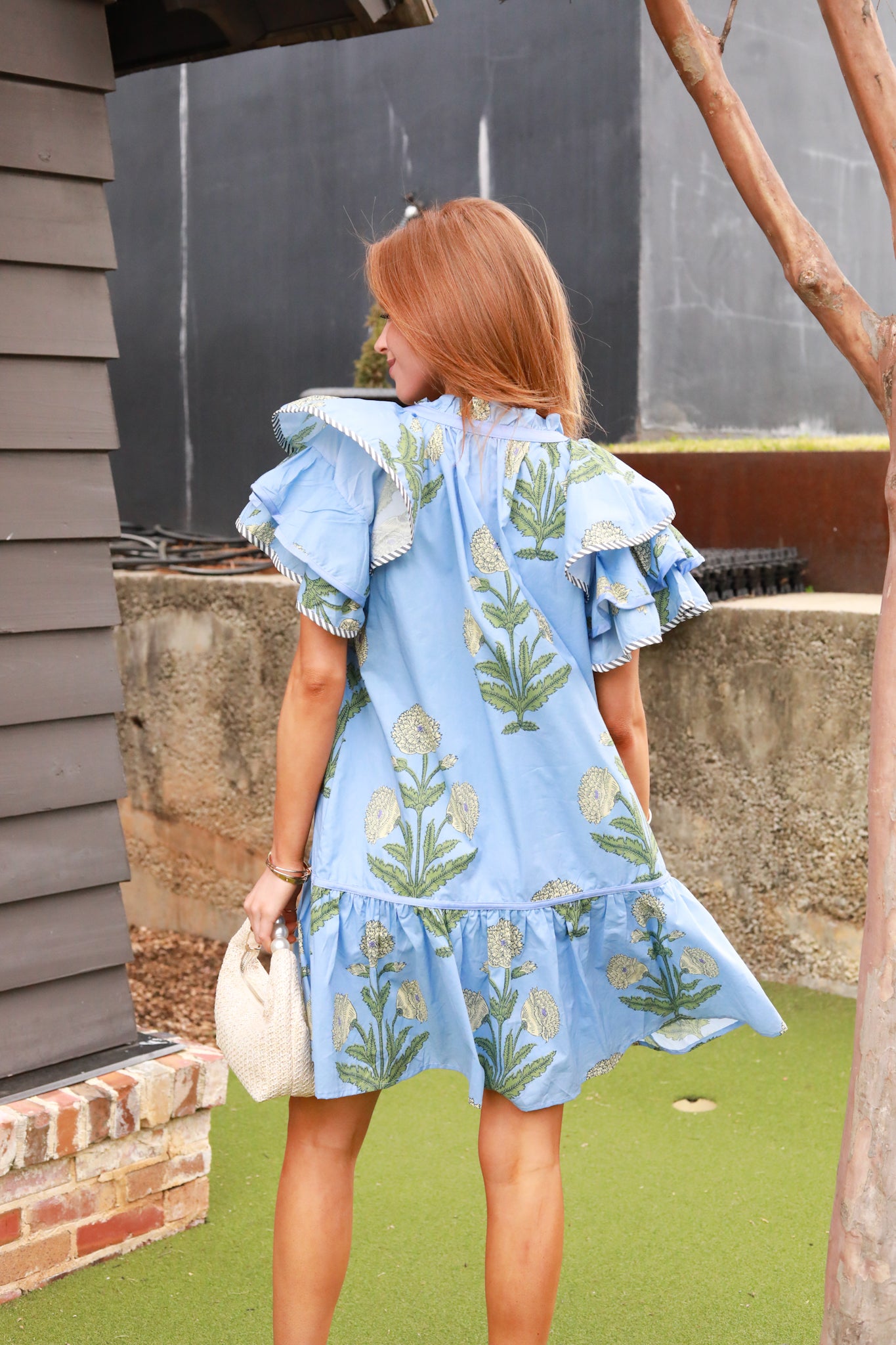 Floral Ruffle Dress