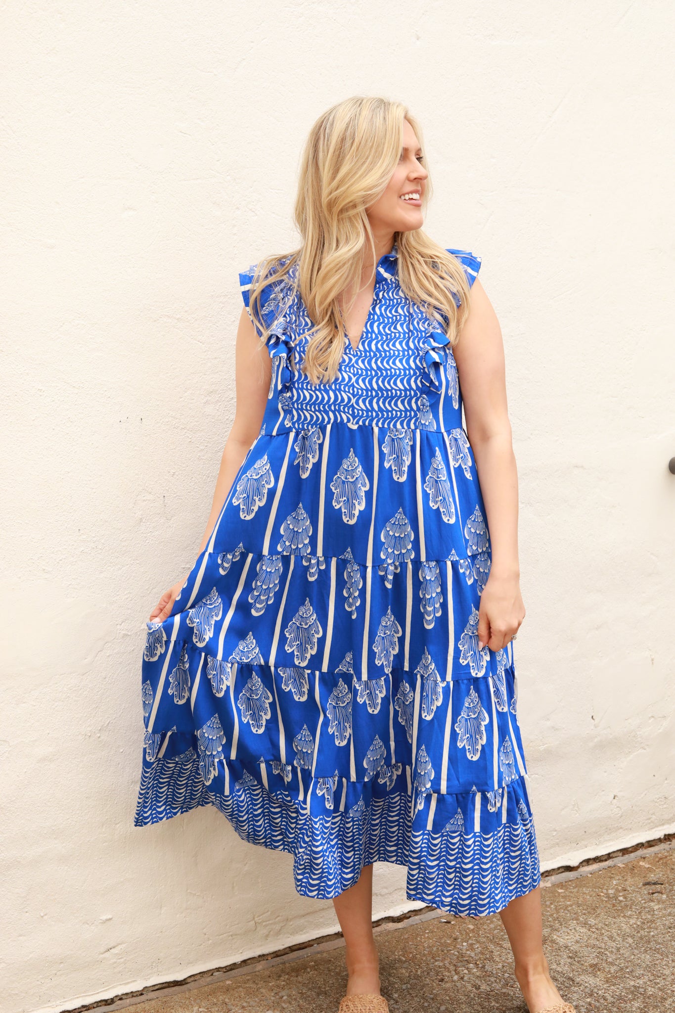 Funky Print Midi Dress